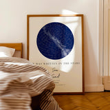 Yıldız Haritası Poster Tablo