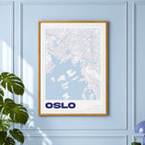 Şehir Haritası Poster Tablo