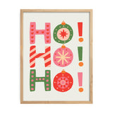 HoHoHo Yılbaşı Temalı Poster Tablo