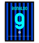 Inter Forma Arkası İsimli Numaralı Poster Tablo