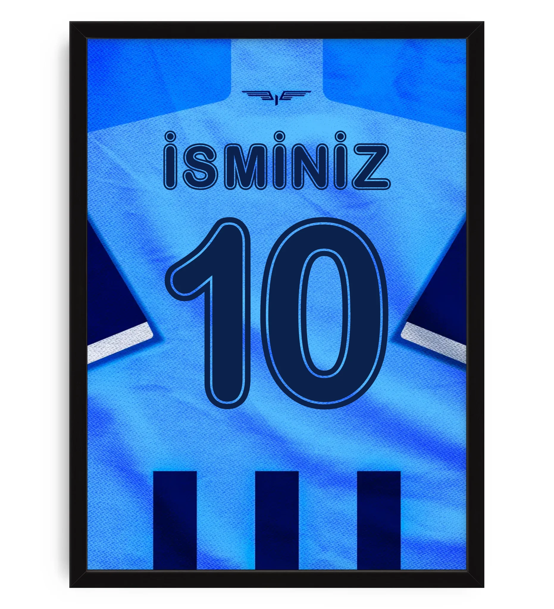 ADS Şimşekler Forma Arkası İsimli Numaralı Poster Tablo