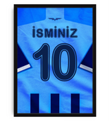 ADS Şimşekler Forma Arkası İsimli Numaralı Poster Tablo