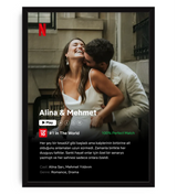 Netflix Sevgili Poster Tablo İsimli