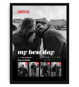 En İyi Günüm 4lü Görsel Netflix Temalı Poster Tablo