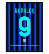 Inter Forma Arkası İsimli Numaralı Poster Tablo
