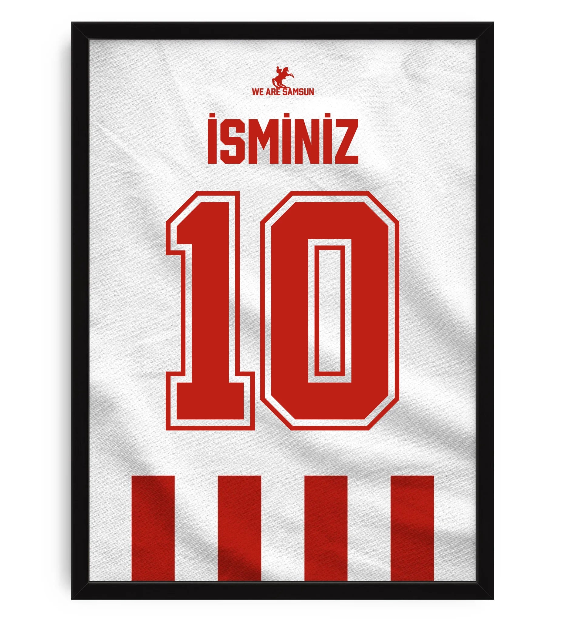 Samsun Yeni Sezon 26-27 Arkası İsimli Numaralı Forma Poster Tablo